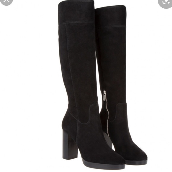 Michael Kors Shoes - MK Regina suede platform boots. 8.5